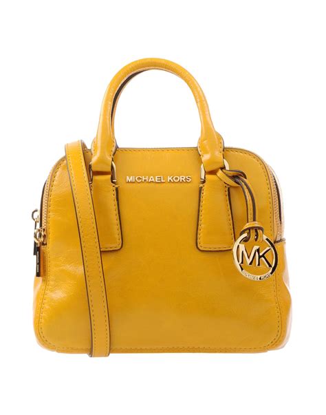 michael kors bag yellow and khaki|michael kors yellow handbags.